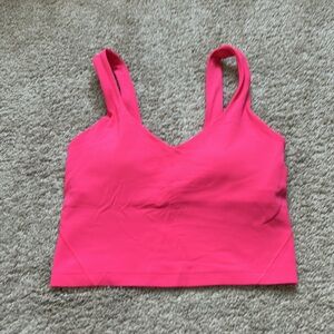 Lululemon Align Tank, Hot Pink, Size 4. Never worn. Excellent Condition.